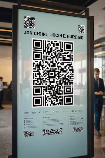 Poster de qr code